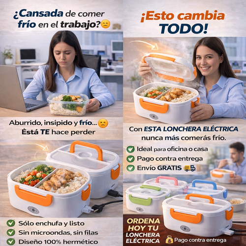 LONCHERA ELÉCTRICA - PRÁCTICA + ENVÍO GRATIS